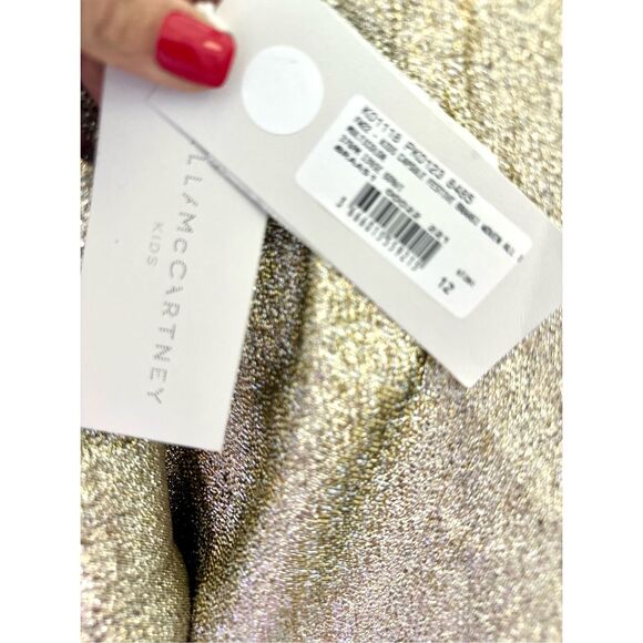 NWT Stella McCartney gold glittery jumpsuit Size 12 (girls) - Picture 2 of 4